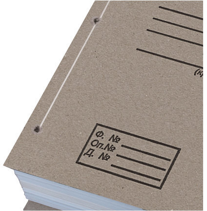 Крышки переплетные картонные А4, 305х220 мм, с печатью "Дело" ф. 21", КОМПЛЕКТ 100 шт.