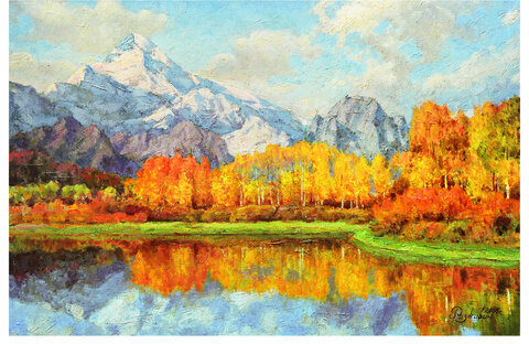 Картина стразами (алмазная мозаика) 40х50 см, ОСТРОВ СОКРОВИЩ "Звенящая тишина", без подрамника, 662581