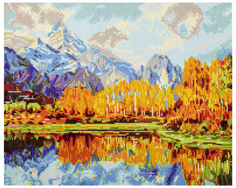 Картина стразами (алмазная мозаика) 40х50 см, ОСТРОВ СОКРОВИЩ "Звенящая тишина", без подрамника, 662581