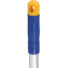 Окномойка LAIMA, алюминиевая телескопическая ручка 76-125 см, рабочая часть 25 см (стяжка, губка, ручка), для дома и офиса, 601493