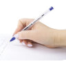 Ручка шариковая масляная ОФИСМАГ, СИНЯЯ, корпус прозрачный, узел 0,7 мм, линия письма 0,35 мм, 142151