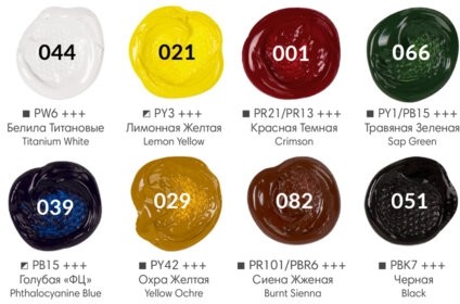 Краски акриловые художественные глянцевые 8 цветов в тубах по 75 мл, BRAUBERG ART CLASSIC, 192425