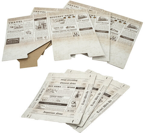 Короб для хранения из плотного микрогофрокартона 315х315х315 мм, КОМПЛЕКТ 3 шт., BRAUBERG HOME, 271818