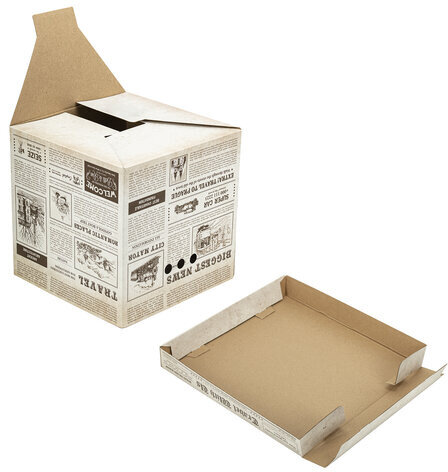 Короб для хранения из плотного микрогофрокартона 315х315х315 мм, КОМПЛЕКТ 3 шт., BRAUBERG HOME, 271818