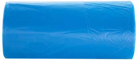 Мешки для мусора с ручками LAIMA ULTRA 35 л, синие 30 шт., прочные, ПНД 9 мкм, 50х54 см, 607683