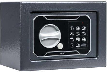 Сейф мебельный AIKO "T-140 EL", 140х195х140 мм, 3 кг, электронный замок, крепление к стене