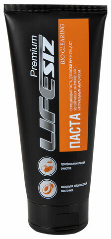 Паста очищающая для кожи 200 мл LIFESIZ от загрязнений (жир, масло, смазки, стройсмеси)