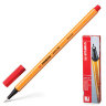 Ручка капиллярная (линер) STABILO "Point", КРАСНАЯ, корпус оранжевый, толщина письма 0,4 мм, 88/40