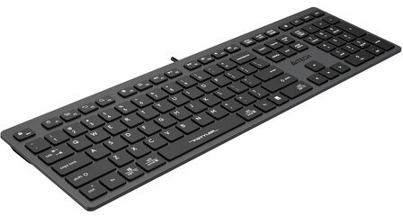 Клавиатура проводная A4TECH Fstyler FX50, USB, 109 кнопок, серая, 1624628