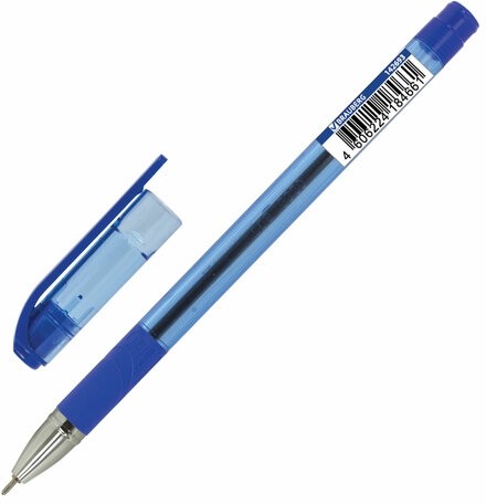 Ручка шариковая масляная с грипом BRAUBERG "Max-Oil Tone", СИНЯЯ, узел 0,7 мм, линия письма 0,35 мм, 142693