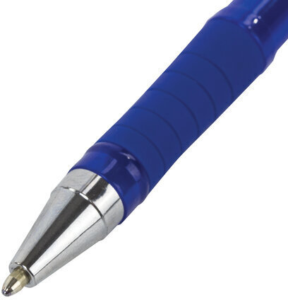 Ручка шариковая масляная с грипом BRAUBERG "Model-XL TONE", СИНЯЯ, узел 1,0 мм, линия письма 0,5 мм, 143248