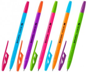 Ручка шариковая BRAUBERG "ULTRA MIX", СИНЯЯ, узел 0,7 мм, чернила ГЕРМАНИЯ, наконечник ШВЕЙЦАРИЯ, 143567