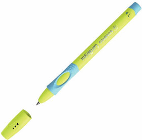 Ручка шариковая с грипом STABILO &quot;LeftRight&quot;, СИНЯЯ, для левшей, корпус желтый/голубой, 6318/8-10-41