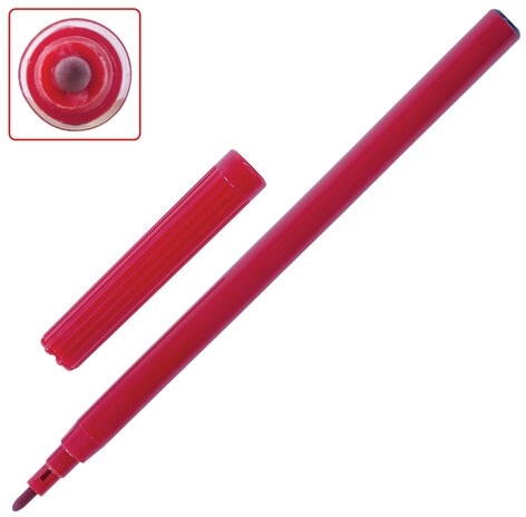 Фломастеры ПИФАГОР, 12 цветов, вентилируемый колпачок, 151090