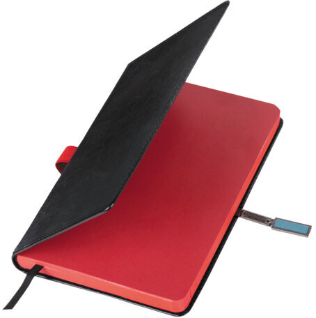 Ежедневник датированный 2025, А5, 138x213 мм, BRAUBERG "Inspiration", под кожу, цветной срез, черный, 115900