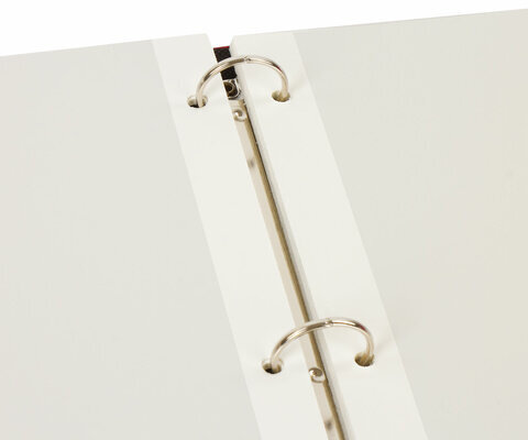 Фотоальбом BRAUBERG на 20 магнитных листов, 23х28 см, обложка под кожу страуса, на кольцах, бордовый, 390692