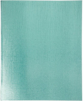 Тетрадь бумвинил, А5, 96 л., скоба, офсет №1, клетка, Мята Metallic, HATBER, 96Т5бвВ1