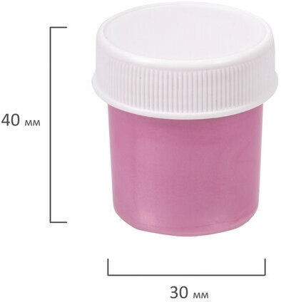 Краски акриловые ПЕРЛАМУТРОВЫЕ для рисования и хобби BRAUBERG 6 цветов по 20 мл, 191603