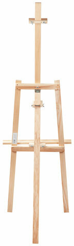 Мольберт напольный из липы "Лира", 67х162х48 см, высота холста до 100 см, BRAUBERG ART DEBUT, 192337