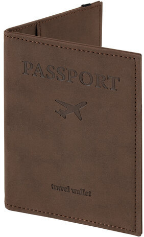 Обложка для паспорта с карманами и резинкой, мягкая экокожа, "PASSPORT", коричневая, BRAUBERG, 238204
