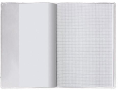 Обложка ПВХ для учебника и тетради, А4, универсальная, прозрачная, плотная, 120 мкм, 302х580 мм, "ДПС", 2145.1