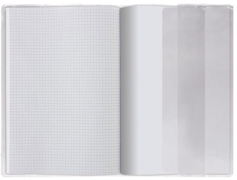 Обложка ПВХ для учебника и тетради, А4, универсальная, прозрачная, плотная, 120 мкм, 302х580 мм, "ДПС", 2145.1