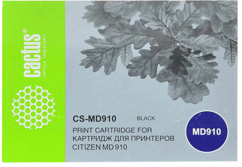 Картридж матричный CACTUS (CS-MD910) для Citizen MD-910, черный