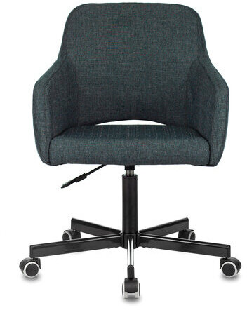 Кресло CH-380M, пятилучие металлическое, ткань, темно-серое, 1430559