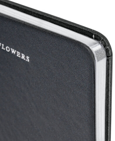 Блокнот А5 (143x210 мм), BRAUBERG VISTA "Bloom", под кожу, твердый, срез фольга, 80 л., 112071