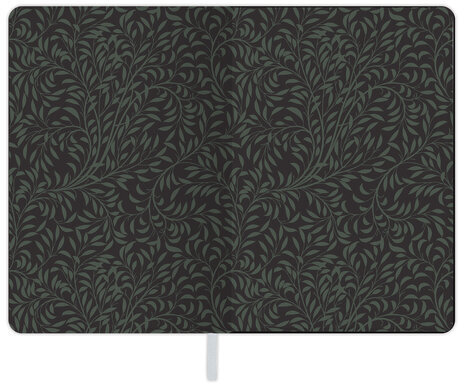 Блокнот А5 (143x210 мм), BRAUBERG VISTA "Bloom", под кожу, твердый, срез фольга, 80 л., 112071