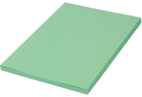 Бумага цветная BRAUBERG, А4, 80 г/м2, 100 л., медиум, зеленая, для офисной техники, 112458