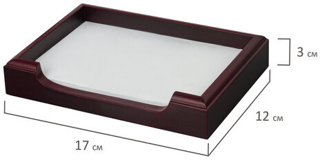 Набор настольный BESTAR "Ares" из дерева, 7 предметов, цвет "красное дерево", 236355