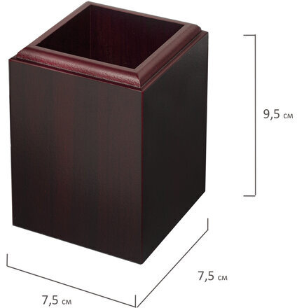 Набор настольный BESTAR "Ares" из дерева, 7 предметов, цвет "красное дерево", 236355