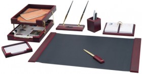 Набор настольный BESTAR "Ares" из дерева, 7 предметов, цвет "красное дерево", 236355