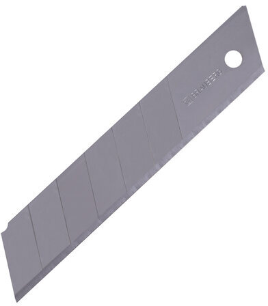 Лезвия для ножей ширина 25 мм BRAUBERG, КОМПЛЕКТ 10 шт., в пластиковом пенале, 237449