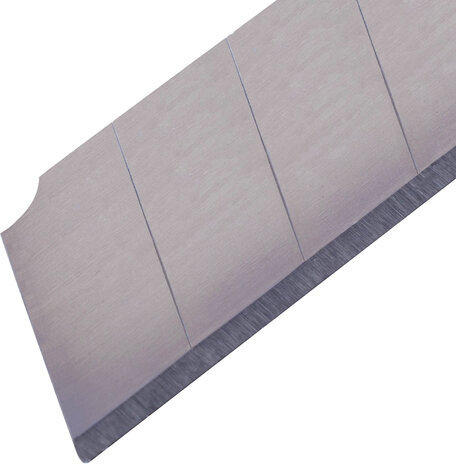 Лезвия для ножей ширина 25 мм BRAUBERG, КОМПЛЕКТ 10 шт., в пластиковом пенале, 237449