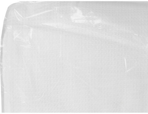 Полотно ВАФЕЛЬНОЕ отбеленное, ПЛОТНОЕ, рулон 0,45х50 м, плотность 240(±10) г/м2, ГОСТ, LAIMA, 604755