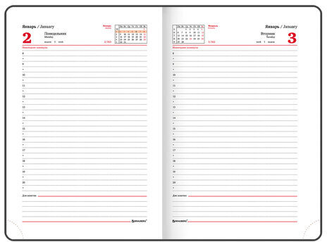 Ежедневник датированный 2023 А5 138x213 мм BRAUBERG "Legend", под кожу, серый, 114041