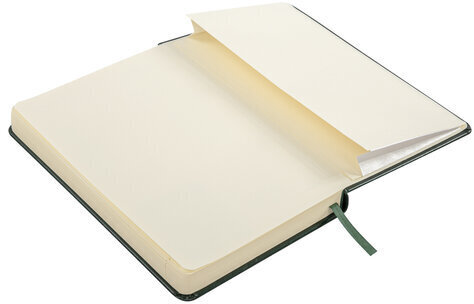 Ежедневник датированный 2023 А5 138x213 мм BRAUBERG "Metropolis Special", под кожу, зеленый, 114142