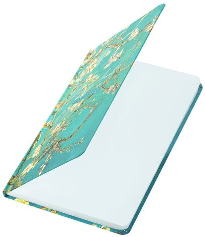 Ежедневник недатированный с резинкой А5 (145х203 мм), BRAUBERG, твердый, фольга, 128 л., "Almond", 114568