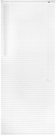 Жалюзи горизонтальные BRABIX 80х155 см, ПЛАСТИК, цвет белый, 606026