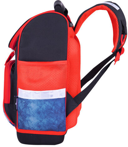 Ранец ЮНЛАНДИЯ WISE для начальной школы, "Feel the speed", 37x29х15 см, 270590