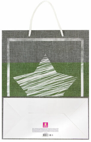 Пакет подарочный 26x12,7x32,4 см, ЗОЛОТАЯ СКАЗКА "Звезда", ламинированный, 606588