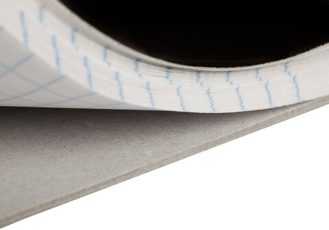 Блокнот А5 (145х205 мм), 60 л., спираль, картон, жесткая подложка, клетка, HATBER, "Office Line", 60Б5B1сп, B014042