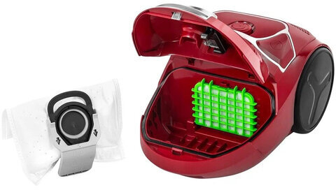 Пылесос TEFAL Compact Power TW3953EA, с пылесборником, потребляемая мощность 750 Вт, красный, 2211400166