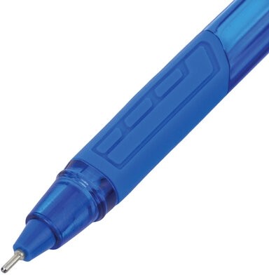 Ручка шариковая масляная BRAUBERG "Extra Glide GT Tone", СИНЯЯ, узел 0,7 мм, линия письма 0,35 мм, 142922
