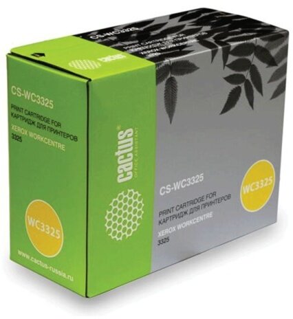Картридж лазерный CACTUS (CS-WC3325) для XEROX WC3325, ресурс 11000 стр.