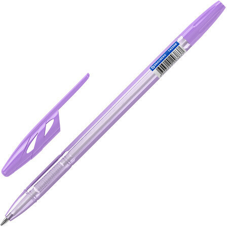 Ручка шариковая BRAUBERG "ULTRA PASTEL", СИНЯЯ, узел 0,7 мм, чернила ГЕРМАНИЯ, наконечник ШВЕЙЦАРИЯ, 143568