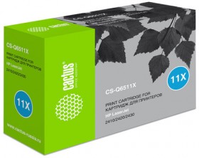 Картридж лазерный CACTUS (CS-Q6511X) для HP LaserJet 2410/2420/2430, ресурс 12000 стр.