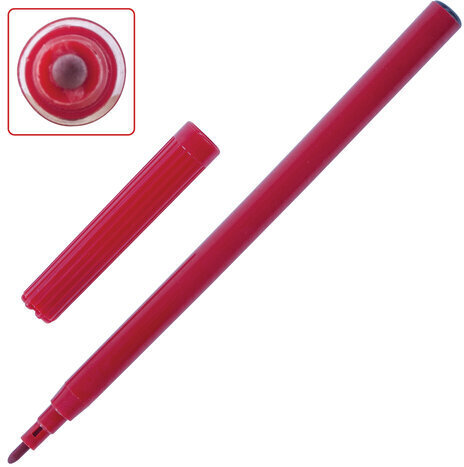 Фломастеры ПИФАГОР, 18 цветов, вентилируемый колпачок, 151091